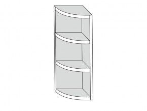 19.30.0р Полка угловая (h=913) радиусная  ЛДСП УНИ в Чайковском - chajkovskij.магазин96.com | фото