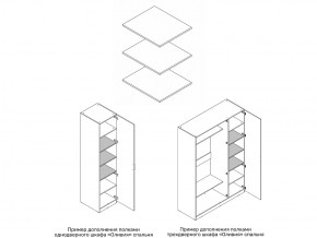 Комплект полок шкафа 1 дверного или 3 дверного в Чайковском - chajkovskij.магазин96.com | фото