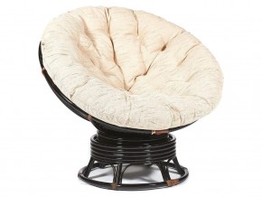 Кресло-качалка Papasan w 23/01 B с подушкой Antique brown, ткань Старт в Чайковском - chajkovskij.магазин96.com | фото