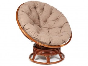 Кресло-качалка Papasan w 23/01 B с подушкой Pecan, экошерсть Коричневый в Чайковском - chajkovskij.магазин96.com | фото