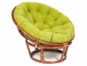 Кресло Papasan 23/01 W с подушкой Pecan, флок Олива в Чайковском - chajkovskij.магазин96.com | фото