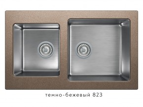 Мойка комбинированная Tolero twist TTS-840 Темно-бежевый 823 в Чайковском - chajkovskij.магазин96.com | фото