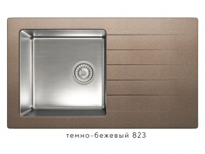 Мойка комбинированная Tolero twist TTS-860 Темно-бежевый 82 в Чайковском - chajkovskij.магазин96.com | фото