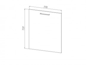 П 60 Комплект для посудомоечной машины 600 мм (цоколь + фасад) ЛДСП в Чайковском - chajkovskij.магазин96.com | фото