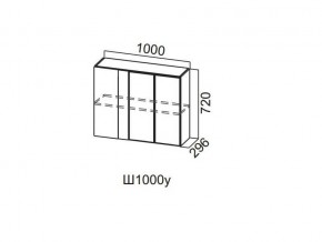 Ш1000у/720 Шкаф навесной 1000/720 (угловой) в Чайковском - chajkovskij.магазин96.com | фото