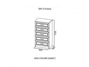 ВМ-10 Комод в Чайковском - chajkovskij.магазин96.com | фото